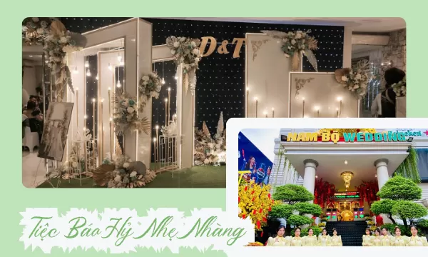 Tiệc Báo Hỷ Nhẹ Nhàng – Xu Hướng Cưới Hiện Đại