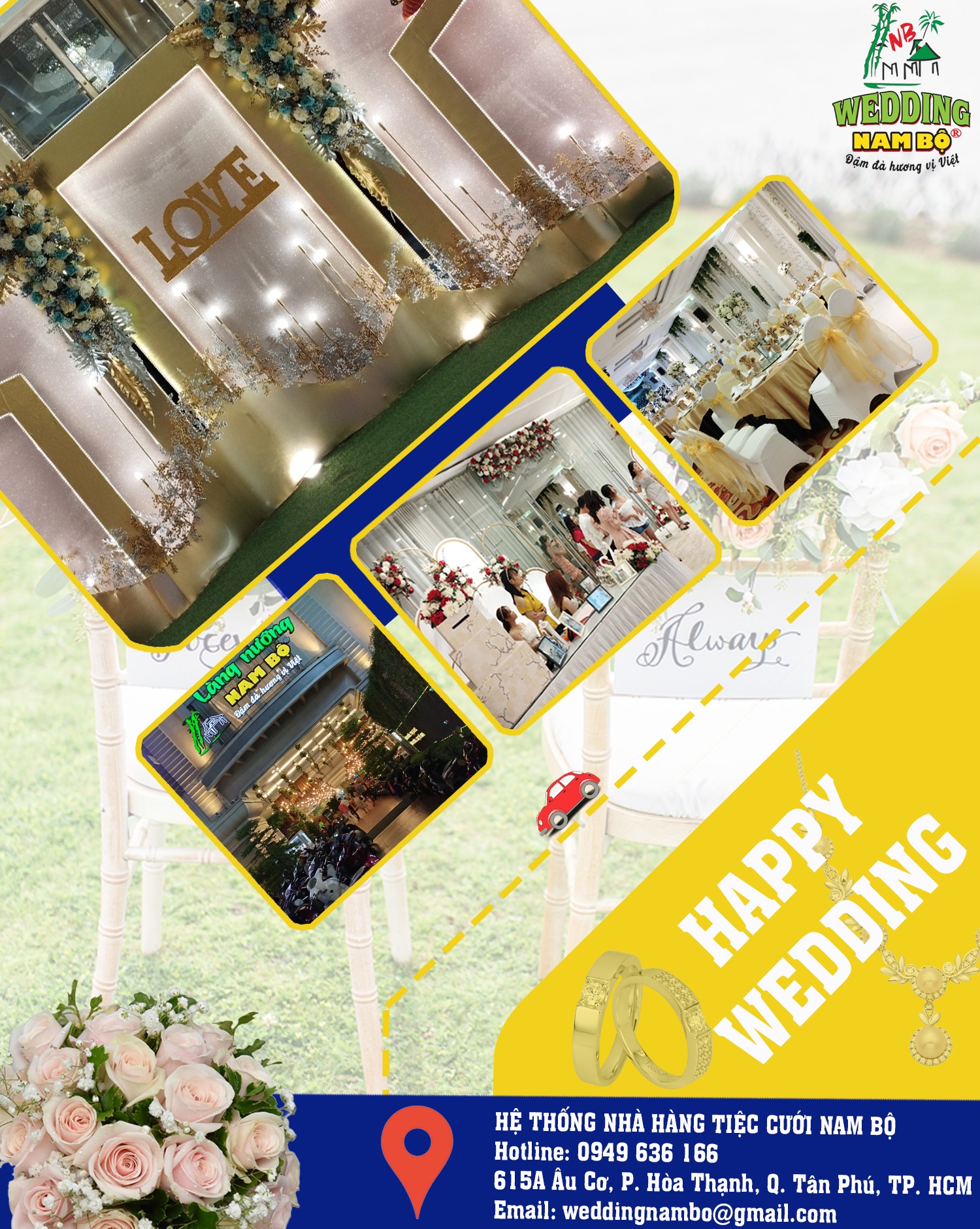 Top nhà hàng tiệc cưới Tân Phú đẹp, giá tốt đáng cân nhắc